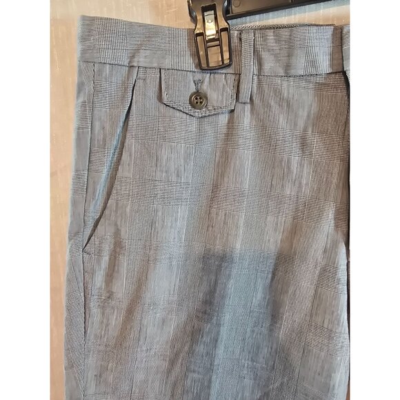 Bonobos Gray Hounds tooth Cotton Mens Shorts 8" Inseam size 34 - Picture 2 of 13